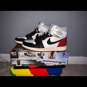 Air Jordan 1 Union Black Toe - 9.5